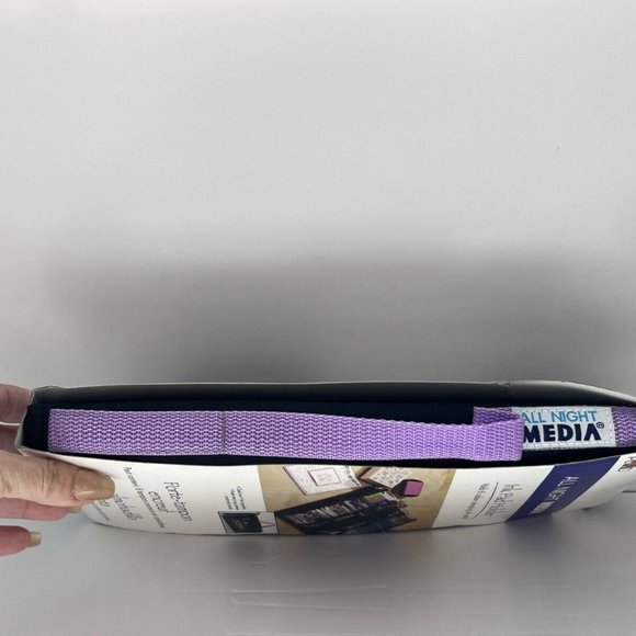 Plaid All Night Media Black Nylon Holds 8 Rubber Stamping Ink Pad Holder - Picture 7 of 12